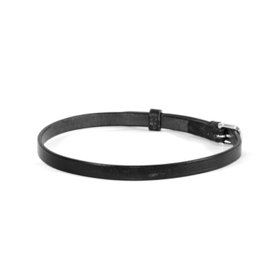 Noseband en Cuir pour Muserolle Supreme Noir