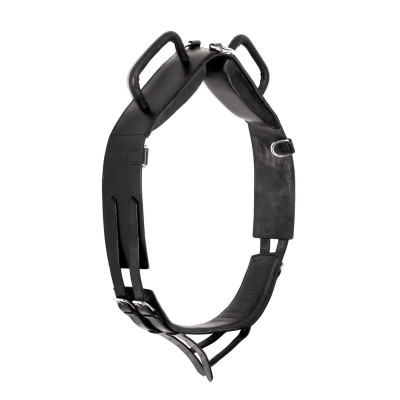 Sangle de Voltige en Cuir Chetak Supreme Noir