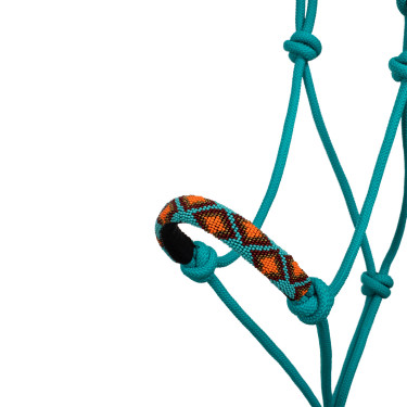 Licol Corde Nouée avec Décorations Navajo et Longe Pool's Licol Corde Nouée avec Décorations Navajo et Longe Pool's