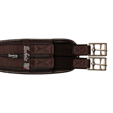 Sangle Anglaise en Néoprène avec Élastiques Umbria Equitazione Marron Sangle Anglaise en Néoprène avec Élastiques Umbria Equitazione Marron