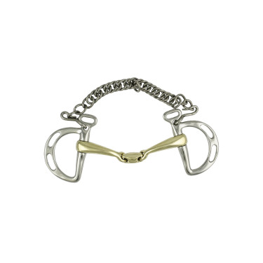 Mors Inox à Olive Pro Bits avec chain Umbria Equitazione Mors Inox à Olive Pro Bits avec chain Umbria Equitazione