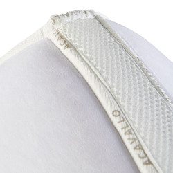 Amortisseur MF JCCS SW-3DS Suède Flat Acavallo Blanc Amortisseur MF JCCS SW-3DS Suède Flat Acavallo Blanc
