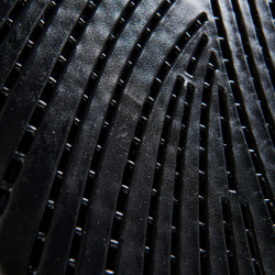 Amortisseur MF-S JCCS-S CW-CS Suède et Peau de Mouton Écologique Acavallo Noir / blanc Amortisseur MF-S JCCS-S CW-CS Suède et Peau de Mouton Écologique Acavallo Noir / blanc