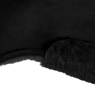 Amortisseur MF-S JCCS-S CW-CS Suède avec Peau de Mouton Intégrale Acavallo Noir / noir