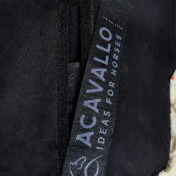Amortisseur Piuma-FS WFS-FS avec Poches, Suède, Relève-Avant/Arrière Acavallo Noir / naturel Amortisseur Piuma-FS WFS-FS avec Poches, Suède, Relève-Avant/Arrière Acavallo Noir / naturel