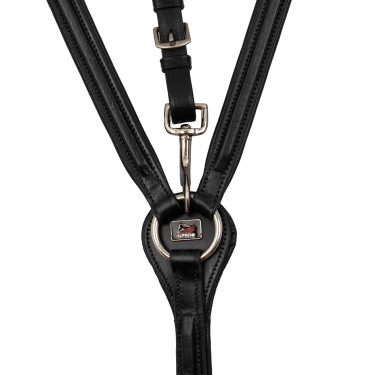 Collier de chasse Rembourré Classique avec Martingale Amovible Supreme Noir