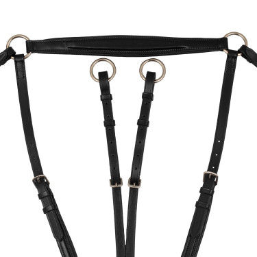 Collier de chasse Rembourré Classique avec Martingale Amovible Supreme Noir