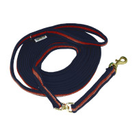Longe de Travail en Coton Rembourré 8 m Umbria Equitazione Marine / bordeaux Bleu Longe de Travail en Coton Rembourré 8 m Umbria Equitazione Marine / bordeaux Bleu