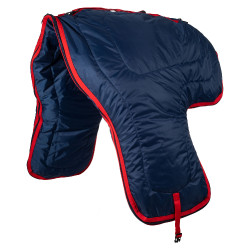 Sac de Transport Rembourré pour Selle Western Pool's Marine / rouge Bleu Sac de Transport Rembourré pour Selle Western Pool's Marine / rouge Bleu