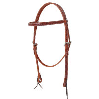 Bridon Cross Over Pool's 23746 avec Gravure Barbwire Pool's Cognac