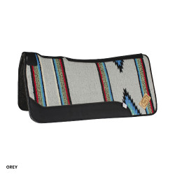 Tapis de Selle Navajo avec Fond en Feutre Pool's Gris Tapis de Selle Navajo avec Fond en Feutre Pool's Gris