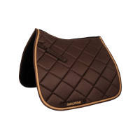 Tapis de Selle Dressage Matelassé Supreme Marron / beige Tapis de Selle Dressage Matelassé Supreme Marron / beige