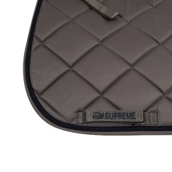 Tapis de Selle Dressage Matelassé Supreme Gris / marine
