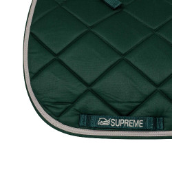 Tapis de Selle Dressage Poney Matelassé Supreme Vert chasseur / gris clair Tapis de Selle Dressage Poney Matelassé Supreme Vert chasseur / gris clair