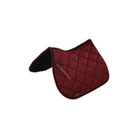 Tapis de Selle Jumping Poney Matelassé Supreme Bordeaux / noir