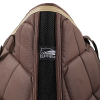 Tapis de Selle Jumping Poney Matelassé Supreme Marron / beige