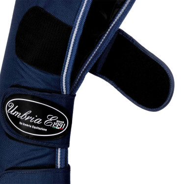 Guêtres de Transport Rip-Stop avec Renforts en Cuir Umbria Equitazione Marine Bleu marine Guêtres de Transport Rip-Stop avec Renforts en Cuir Umbria Equitazione Marine Bleu marine