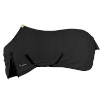 Couverture de Printemps avec Protection de Queue et Sangles Croisées Malaga Plus Umbria Equitazione Noir