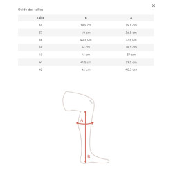 Bottes imperméables femme Amelia B Vertigo Marron foncé