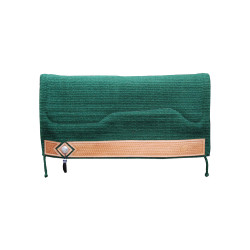 Tapis de Selle Western Show Alpaca avec Gravure Barbwire Pool's