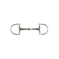 Mors D Ring Plein en Inox Umbria Equitazione