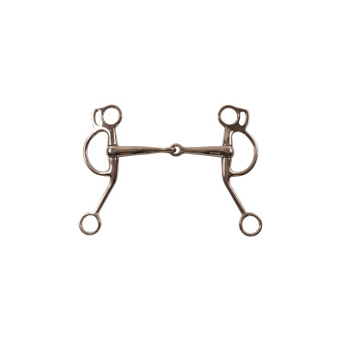 Mors Western Inox à Branches Inclinées et Anneaux D Pool's Mors Western Inox à Branches Inclinées et Anneaux D Pool's