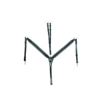 Collier de chasse Élastique avec Martingale Supreme Noir