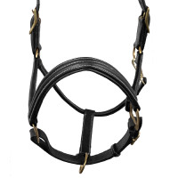 Licol en Cuir Triple Supreme Noir Licol en Cuir Triple Supreme Noir