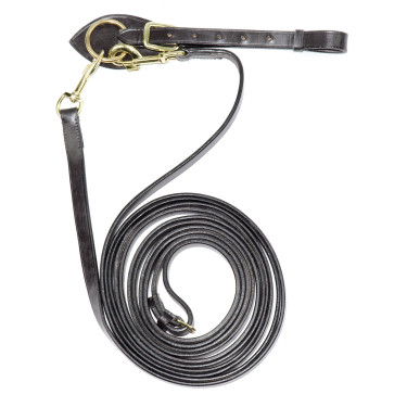 Rênes en Cuir avec Attache de Sangle Supreme Rênes en Cuir avec Attache de Sangle Supreme