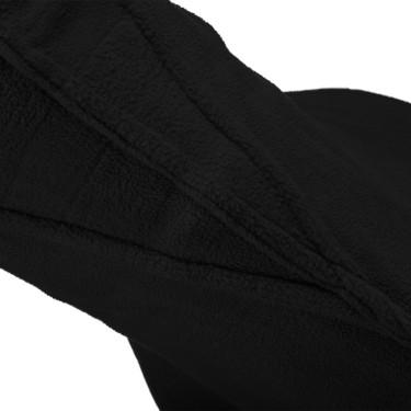 Couverture en Polaire Antipilling avec Col Yukon+ Umbria Equitazione Noir