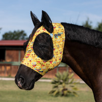 Masque Anti-Mouches en Lycra avec Couvre-Oreilles Pro-Tech Émoticone Motifs