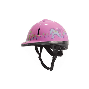 Casque Enfant Umbria Modèle Kidzamo Umbria Equitazione Rose
