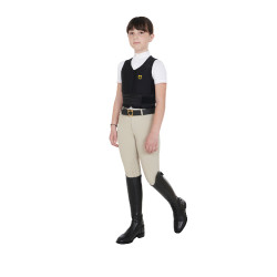 Gilet de Protection Niveau 2 pour Enfants Equestro Lilas Bleu