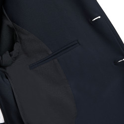 Veste de concours Homme en Tissu Stretch avec Poches Zippées Equestro Noir Veste de concours Homme en Tissu Stretch avec Poches Zippées Equestro Noir