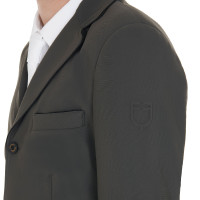 Veste de concours Homme en Tissu Stretch avec Poches Zippées Equestro Gris