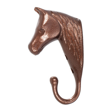 Crochet Porte-Bridon Tête de Cheval en Aluminium Coloré Umbria Equitazione Crochet Porte-Bridon Tête de Cheval en Aluminium Coloré Umbria Equitazione