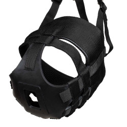 Muserolle en Nylon et Caoutchouc Supreme Noir Muserolle en Nylon et Caoutchouc Supreme Noir
