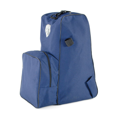Sac de Transport Bottes/Casque/Fouet en Nylon Umbria Equitazione Noir / royal