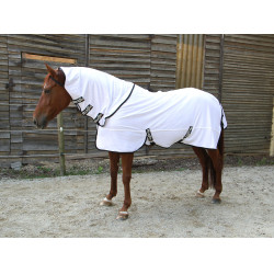 Couverture anti-mouche RugBe SuperFly blanche Covalliero Blanc