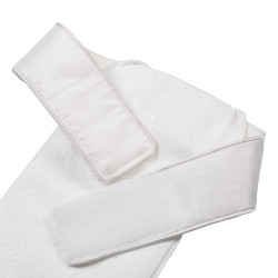 Cravate de dressage avec Logo Strass Equestro Blanc / blanc Cravate de dressage avec Logo Strass Equestro Blanc / blanc