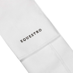 Cravate de dressage avec Logo Strass Equestro Blanc / blanc Cravate de dressage avec Logo Strass Equestro Blanc / blanc