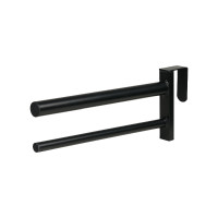 Porte-selle transportable double barre Horze Noir Porte-selle transportable double barre Horze Noir