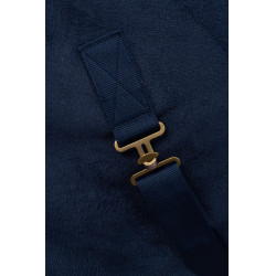 Couverture polaire Lincoln avec tour d'encolure en fourrure Horze Marine Bleu marine