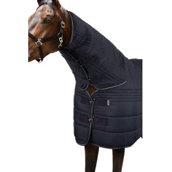 Couverture d'écurie Combo Horze Kingsley couvre-cou 300 g Bleu marine foncé