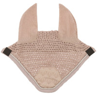 Bonnet chasse mouche Equithème Brocart Rose