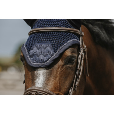 Bonnet chasse mouche Equithème Brocart Bonnet chasse mouche Equithème Brocart