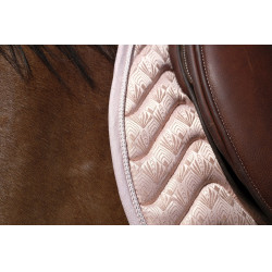 Tapis de selle Equithème Brocart Rose Tapis de selle Equithème Brocart Rose