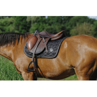 Tapis de selle Equithème Softhex Noir