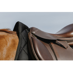 Tapis de selle Riding World School Noir