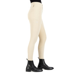 Pantalon d'équitation Euro-Star Aurelia Competition Grip Connect Full Beige